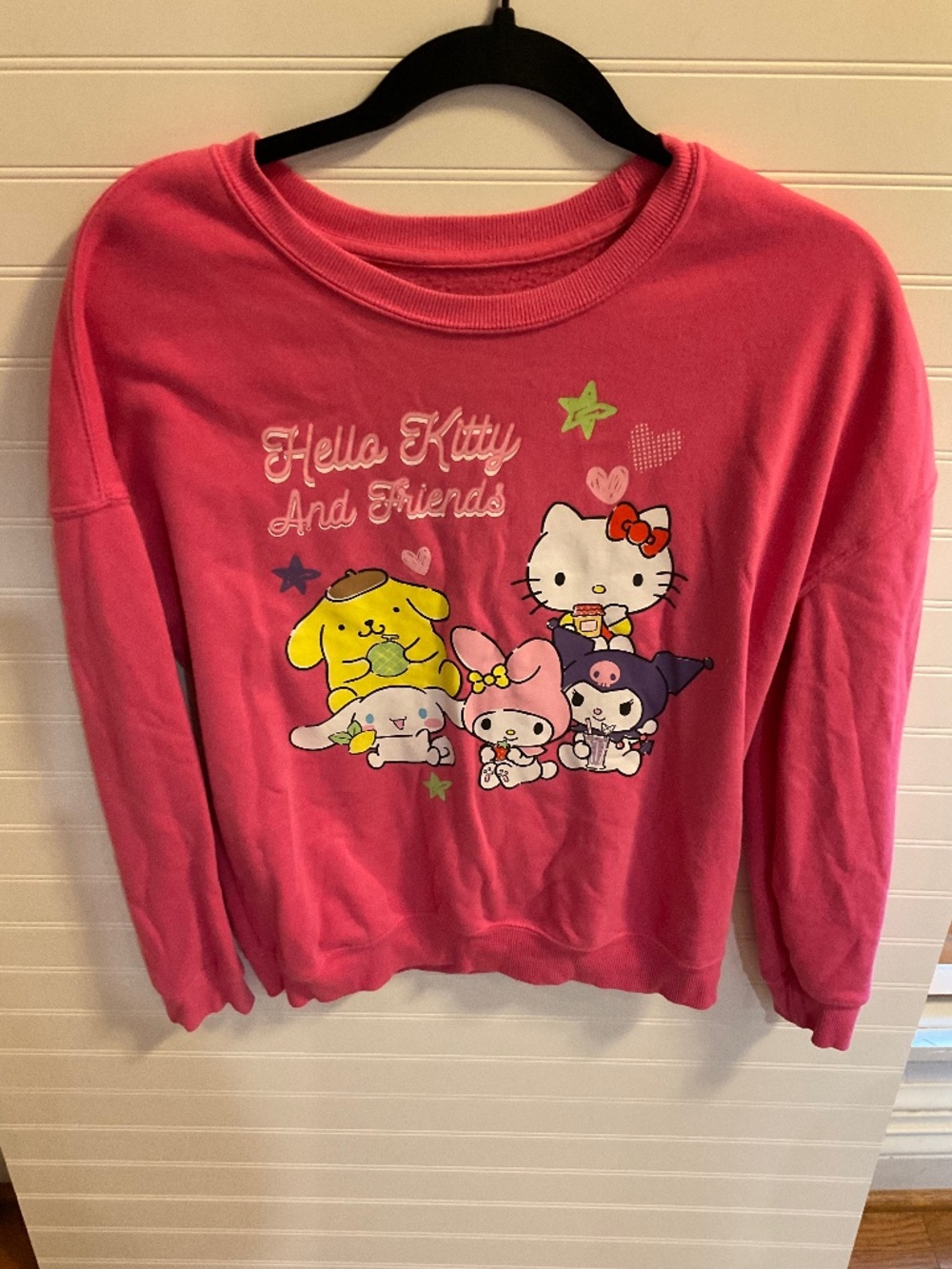 Hello Kitty & Friends Sanrio Pink Graphic Sweatshirt Small 2024